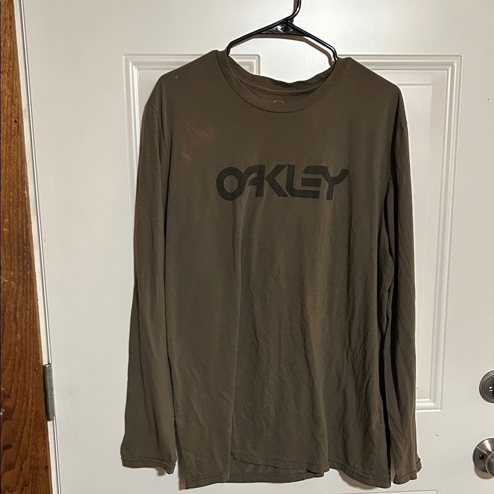 Oakley Dark Green Long Sleeve Tee